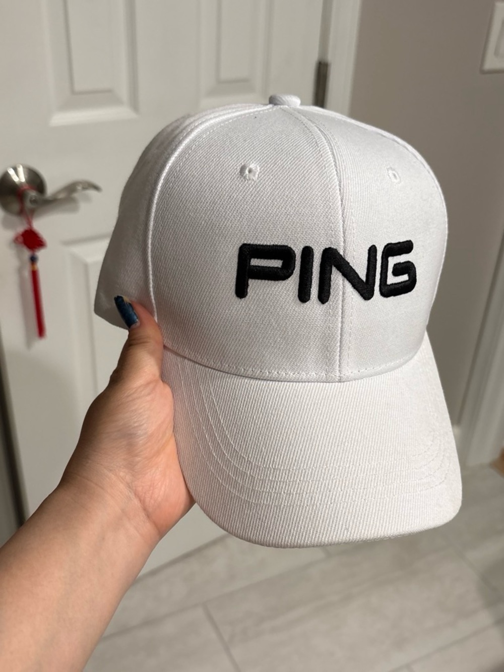 PING White Cap - Embroidered Logo